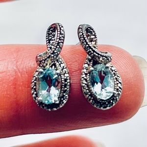 Kay Jeweler Aquamarine Earrings